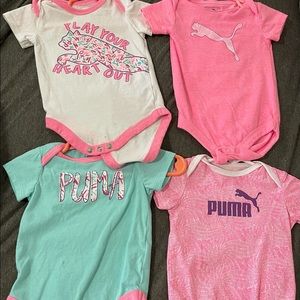 Baby girl puma onesies